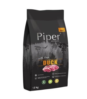 PIPER pies sucha Adult kaczka 12kg