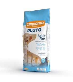 PLUTO Dog Adult Plus sucha karma dla psów Medium Maxi 15kg