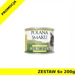 Polana Smaku karma mokra dla kota Kurczak ZESTAW 6x 200g