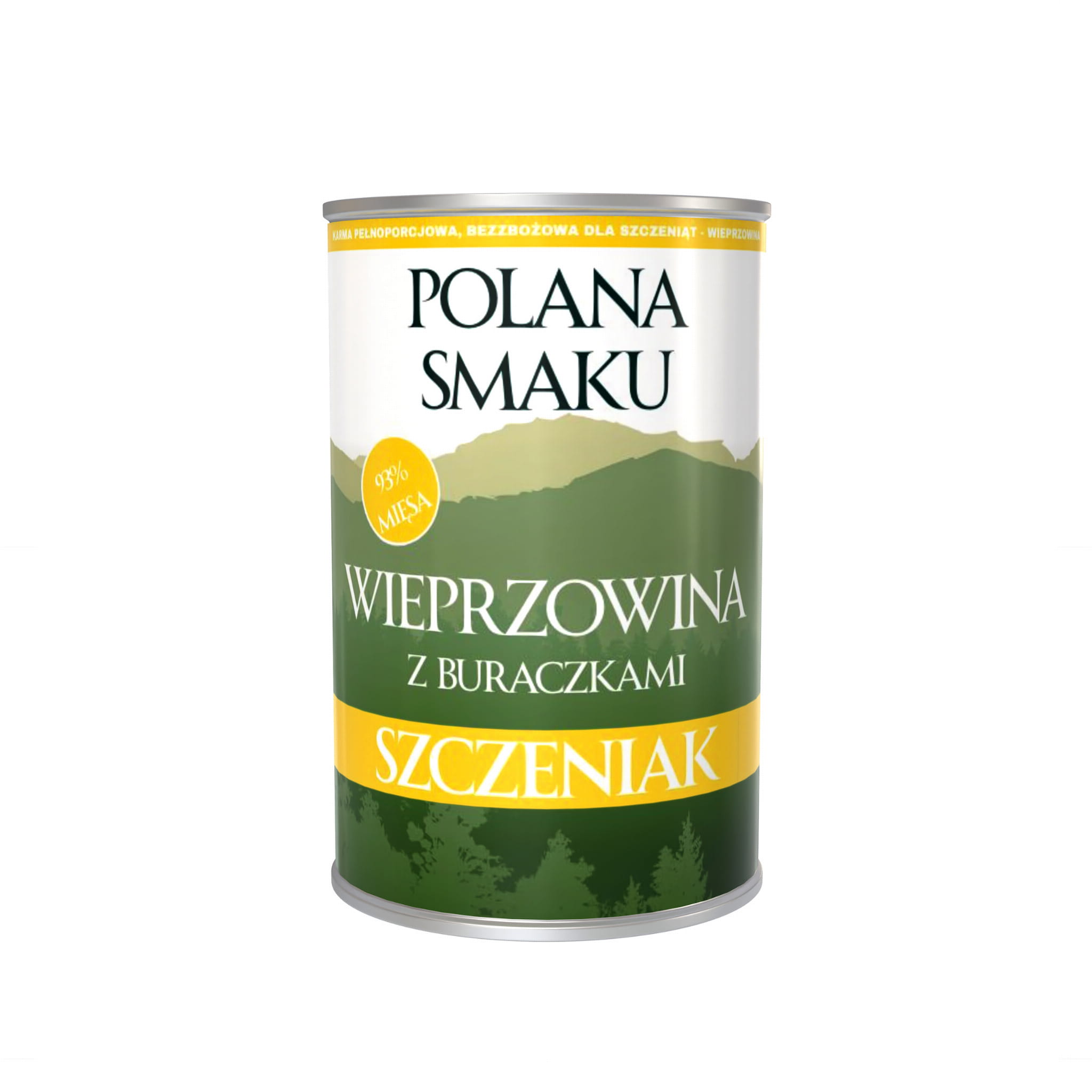 Polana Smaku mokra karma dla szczeniąt - Wieprzowina z Burakiem 400g