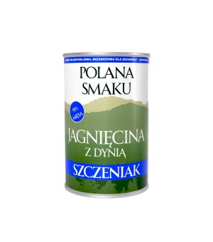 Polana Smaku mokra karma dla szczeniąt - Jagnięcina z Dynią 400g