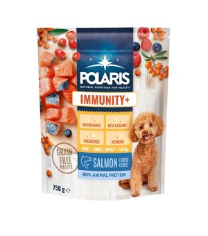 Polaris karma sucha dla psów ras małych Immunity Dog Adult small & mini Salmon GF 750g