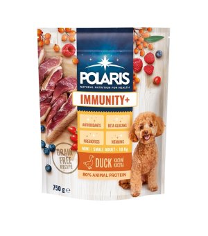 Polaris karma sucha dla psów ras małych Immunity Dog Adult small & mini Duck GF 750g