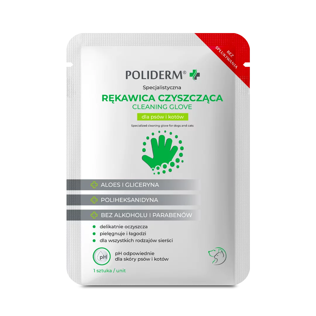 Poliderm Rękawica Czyszcząca 1szt.