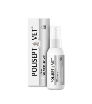 Polisept Vet Spray Silver Home - spray na rany dla psów i kotów 50ml