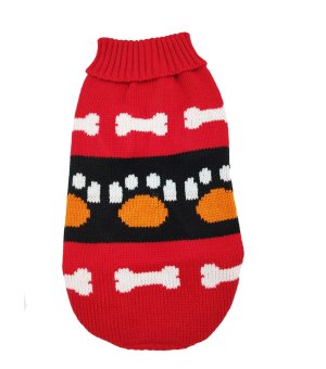POP PET Sweterek dla Psa Czerwony w kosteczki 20cm