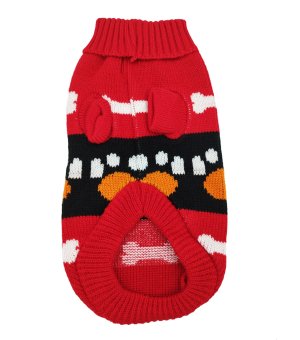 POP PET Sweterek dla Psa Czerwony w kosteczki 26cm