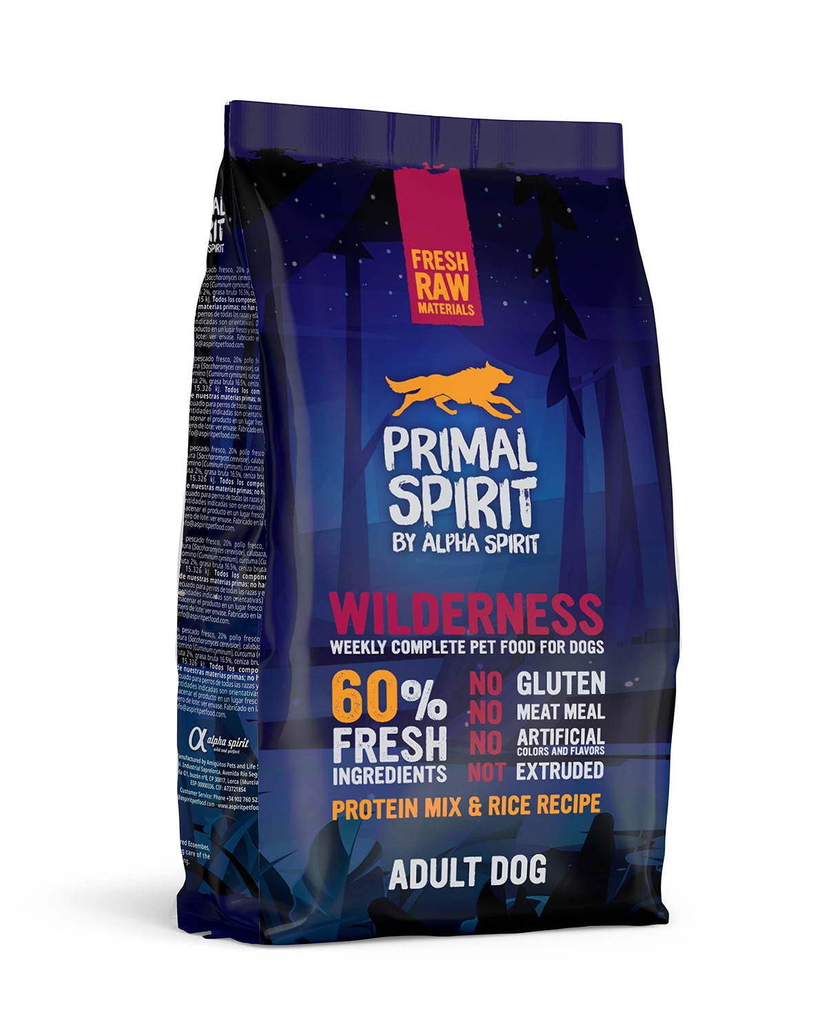 Primal Spirit 60% Wilderness 1 kg