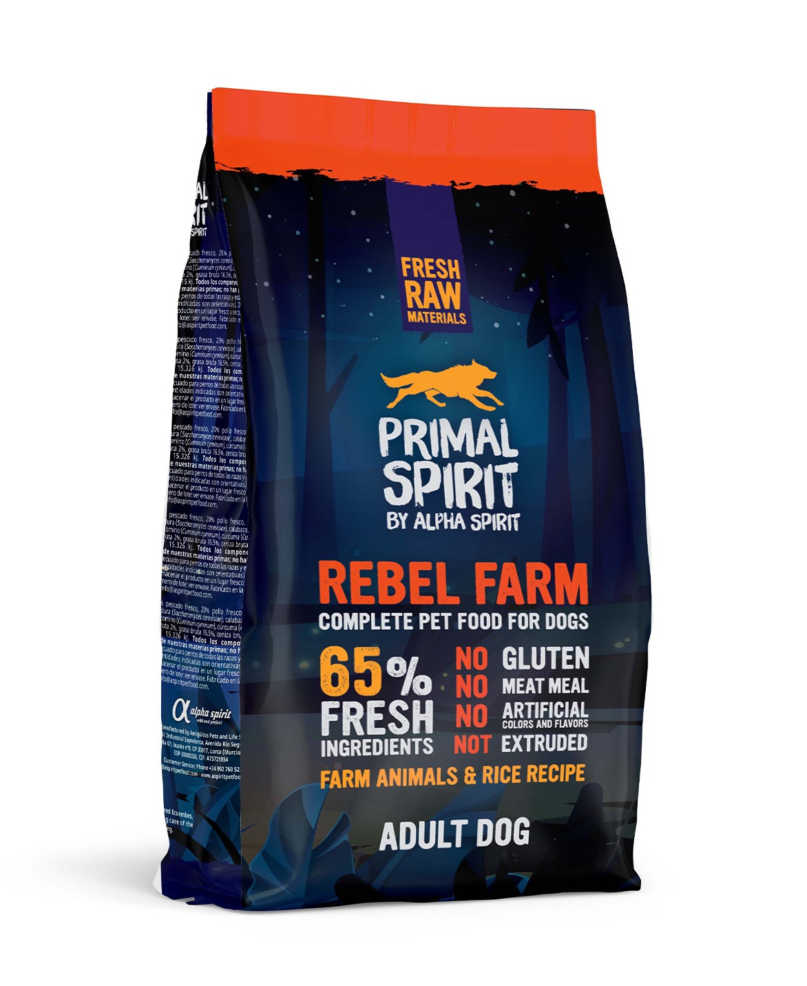 Primal Spirit 65% Rebel Farm 1kg