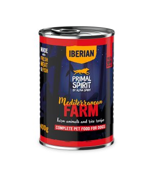 Primal Spirit Karma mokra dla psów dorosłych Iberian Mediterranean Farm 400g