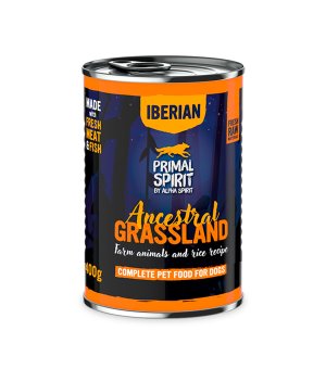 Primal Spirit Karma mokra dla psów dorosłych Monoproteinowa Iberian Ancestral Grassland 400g