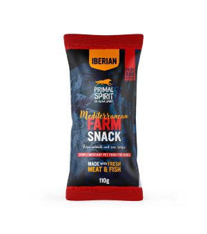 Primal Spirit Przysmaki dla psa Iberian Mediterranean Farm 110g