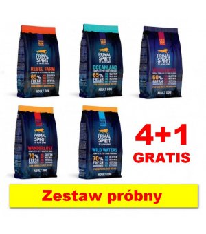 Primal Spirit zestaw próbny 4kg+1 Gratis!