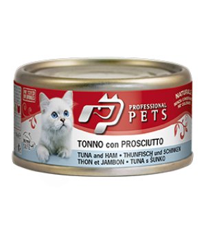 Professional Pet karma mokra filety dla kota Tuńczyk z Szynką 70g