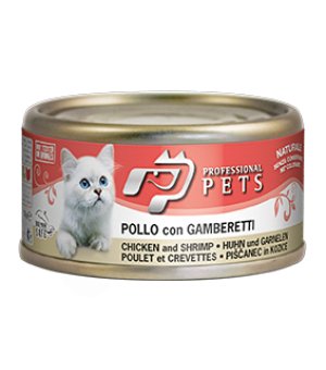  Professional Pet uzupełniająca karma dla kota Filetowa Kurczak z Krewetkami 70g
