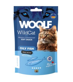 Przysmaki dla kota Brit Woolf WildCat Snacks Oily Fish - Makrela 50g