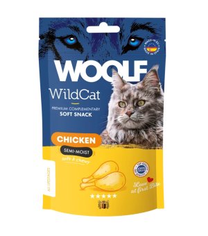 Przysmaki dla kota Brit Woolf WildCat Snacks Chicken - Kurczak 50g
