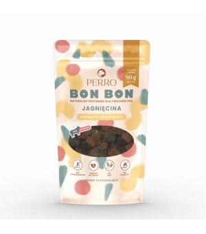 Przysmaki - wsparcie odporności - Jagnięcina - Perro BON BON - 80g