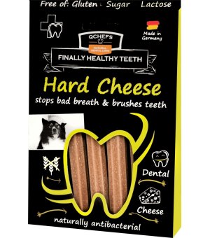 QCHEFS Hard Cheese do higieny jamy ustnej 100g