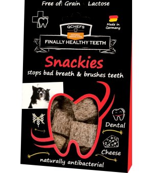 QCHEFS Snackies do higieny jamy ustnej 65g