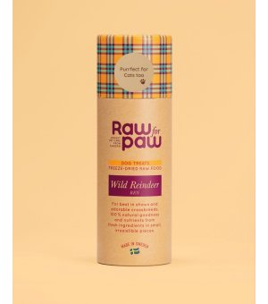 RAW for PAW WILD Reindeer - renifer przysmaki liofilizowane 45g