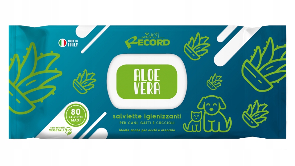 Record Chusteczki Nawilżane Aloesowe 40szt.