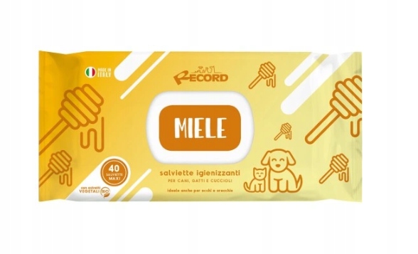 Record Chusteczki Nawilżane Miodowe 40szt.