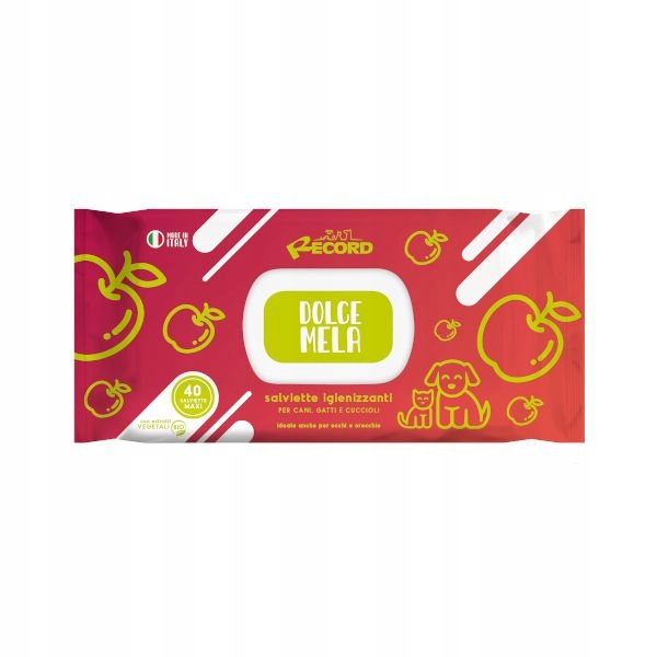 Record Chusteczki Nawilżane Słodkie Jabłko 40szt.