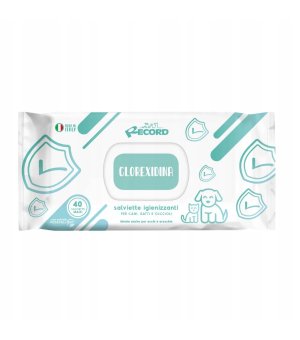 Record Chusteczki Nawilżane z Chlorheksydyną 40szt.