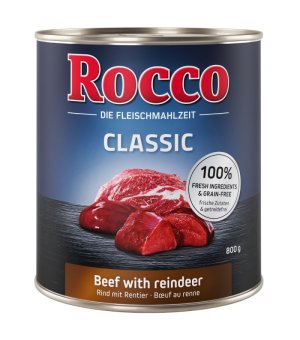 Rocco Classic Wołowina z Reniferem 800g