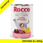 Rocco Diet Care Gastro Intestinal indyk z dynią - ZESTAW 6x 400g