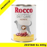 Rocco Diet Care Hepatic kurczak z płatkami owsianymi i twarogiem ZESTAW 6x 400g