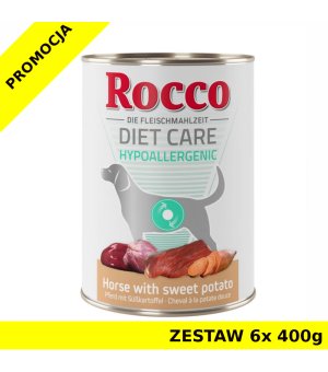 Rocco Diet Care Hypoallergenic konina z batatami ZESTAW 6x 400g