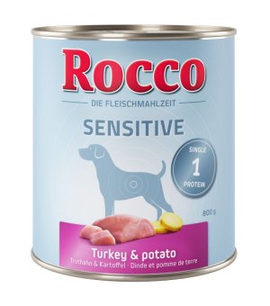 Rocco Diet Care Sensitive Indyk z ziemniakami - 800g - puszka