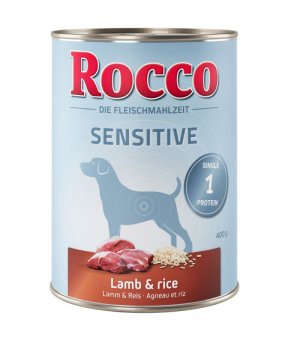 Rocco Diet Care Sensitive Jagnięcina z ryżem - 400g - puszka