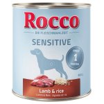 Rocco Diet Care Sensitive Jagnięcina z ryżem - 800g - puszka