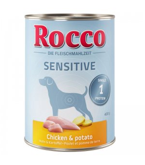 Rocco Diet Care Sensitive Kurczak z ziemniakami - 400g - puszka