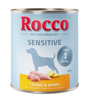 Rocco Diet Care Sensitive Kurczak z ziemniakami - 800g - puszka