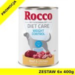 Rocco Diet Care Weight Control - wołowina i kurczak - ZESTAW 6x 400g