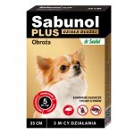 Sabunol PLUS Obroża przeciw pchłom i kleszczom 35cm- 5 miesięcy działania