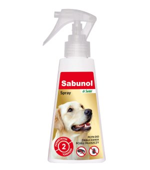 Sabunol Spray dla psów przeciw pchłom i kleszczom 100ml