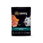 Savory Kitten Pouch Salmon & Carrot - Łosoś z Marchewką w sosie 85g