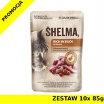 Shelma CAT kaczka z żurawiną w sosie saszetka ZESTAW 10x 85g 