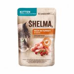 Shelma CAT KITTEN indyk z żurawin w sosie saszetka 85g