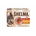 Shelma CAT kurczak, wołowina, kaczka, indyk w sosie saszetka 12x 85g