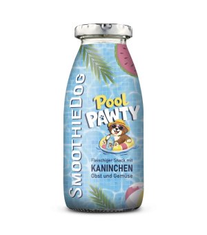 SmoothieDog Pool Pawty Królik z warzywami i owocami 250ml
