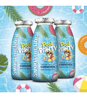 SmoothieDog Pool Pawty Królik z warzywami i owocami 250ml