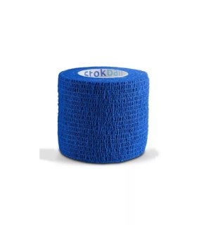 Stokban samoprzylepny bandaż elastyczny 5cm / 4,5m niebieski
