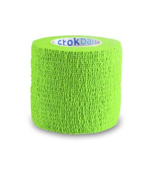 Stokban samoprzylepny bandaż elastyczny 5cm / 4,5m zieleń trawy