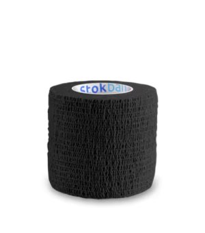 Stokban samoprzylepny bandaż elastyczny 5cm / 4,5m czarny